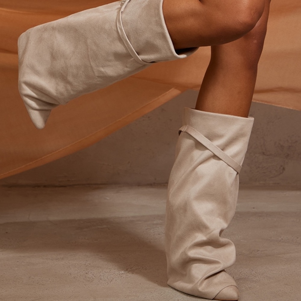 COPY - Suede over the knee boot